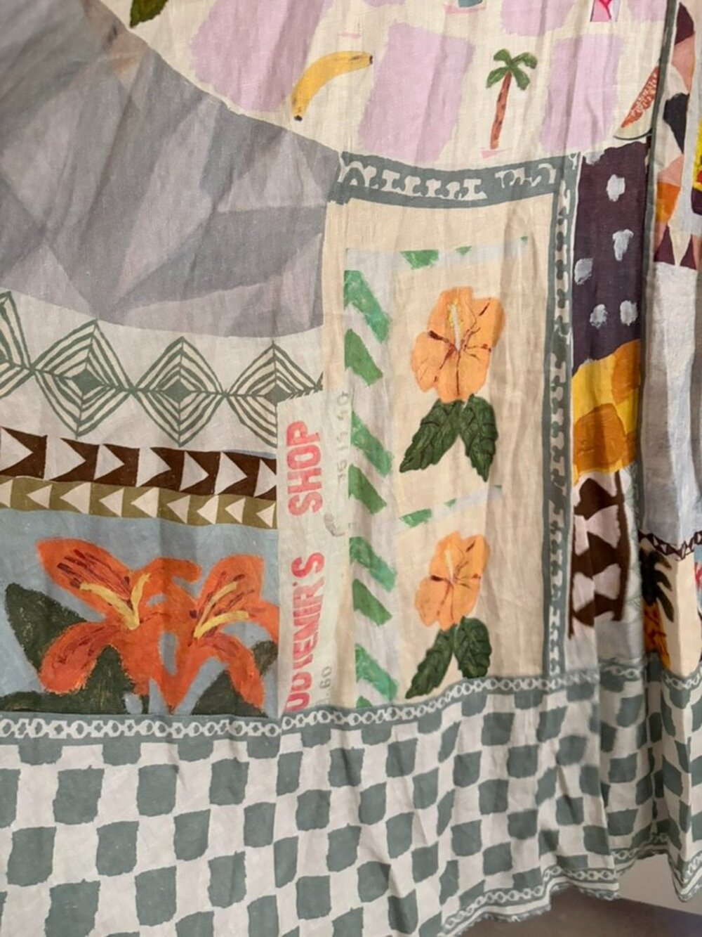 Alemais Emma Gale Dress Patchwork print sundress - US size 6, AU size 10 - Picture 11 of 12